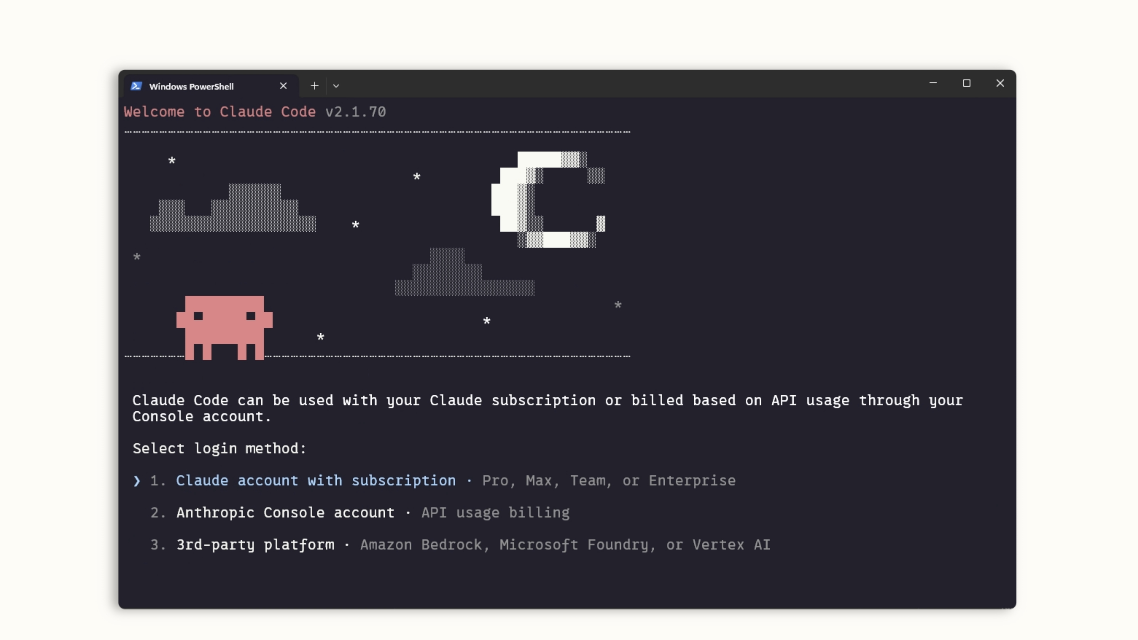 Claude Code 로그인 방법 선택: 구독, API 또는 서드파티 플랫폼