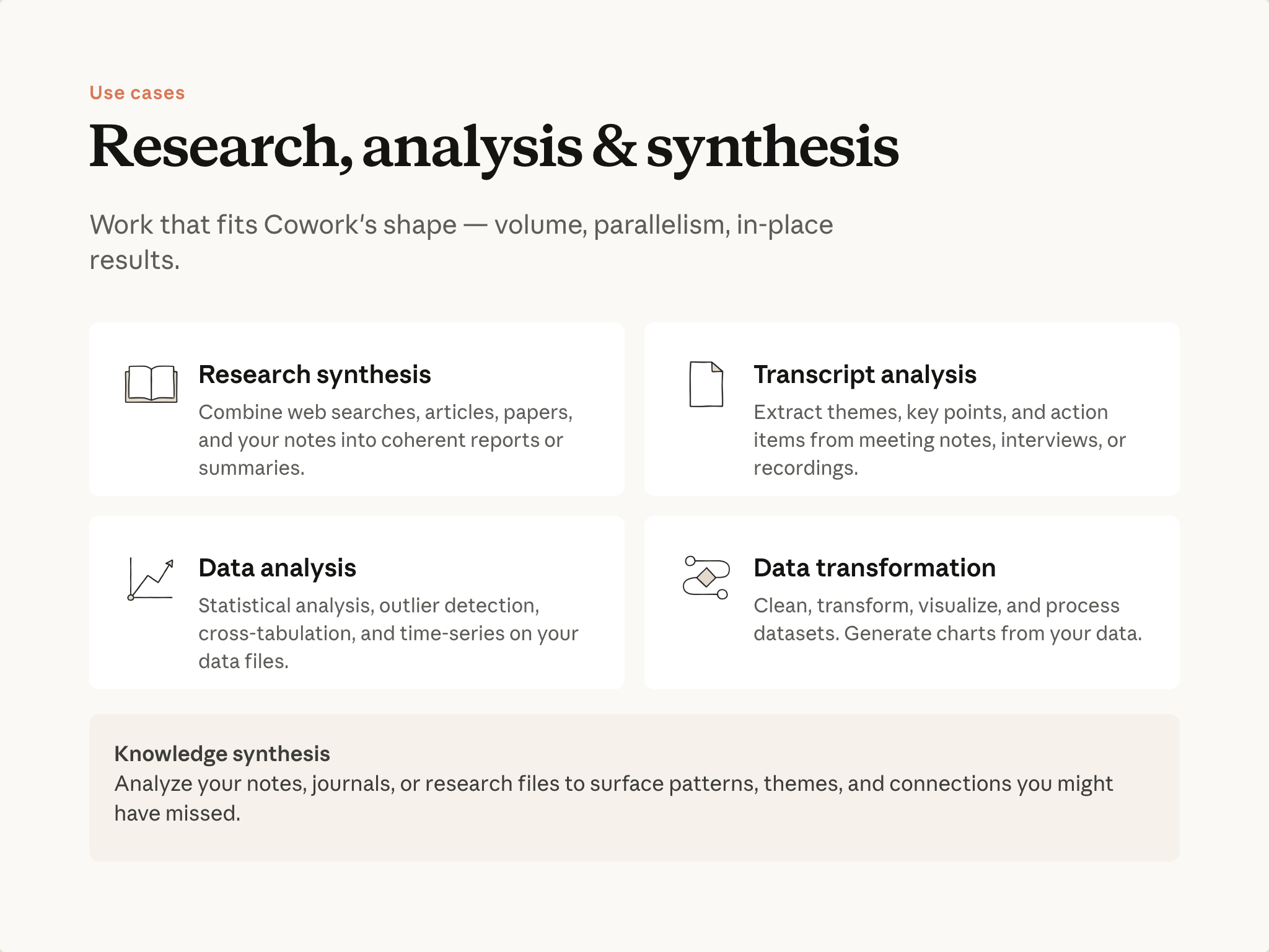 리서치 및 분석 활용 사례